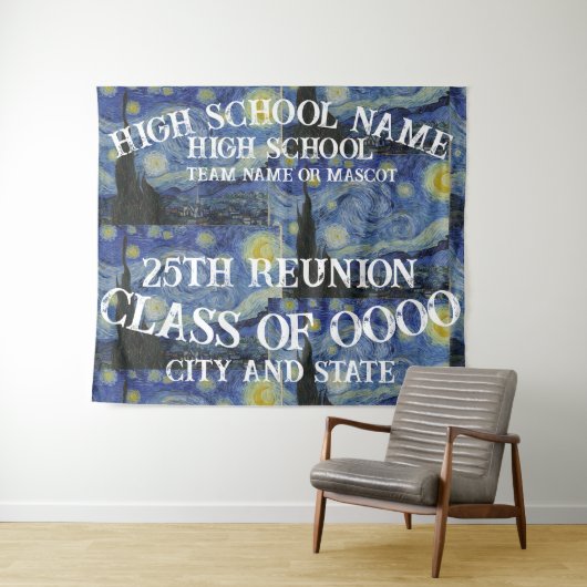 高校懇親会2024年誕生日休暇 タペストリー (インサイチュ(横))