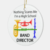 高校時代のバンドディレクター セラミックオーナメント (左)