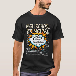 高校校長 - おもしろヒーロー職 Tシャツ