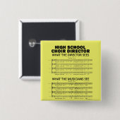 高校生の合唱団が目にするもの 缶バッジ (正面&裏面)