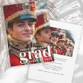 高校生バンモダンド2写真卒業パーティー 招待状