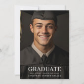 高校生写真タイポグラフィ研究発表 招待状 (正面)