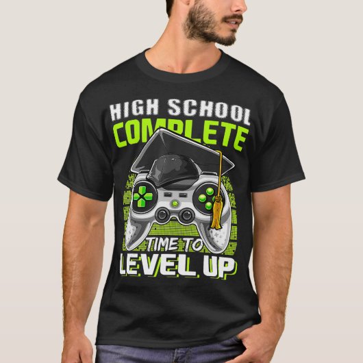 高校生完全ビデオゲーム卒業 Tシャツ (正面)