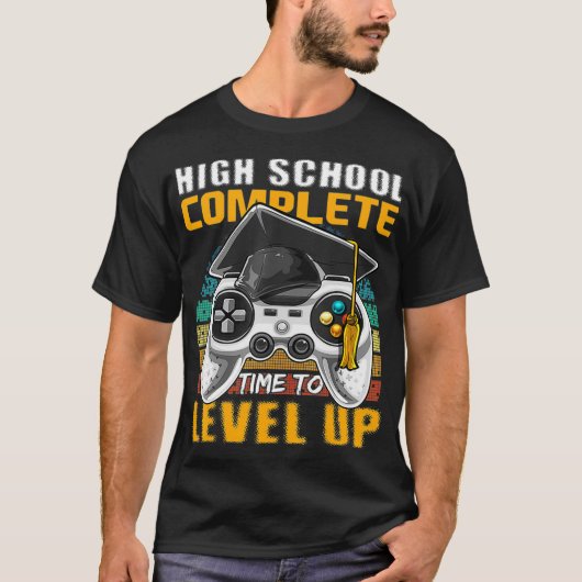 高校生完全ビデオゲーム卒業 Tシャツ (正面)