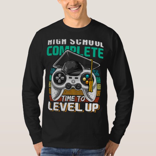 高校生完全ビデオゲーム卒業 Tシャツ (正面)