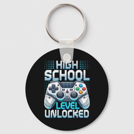 高校生活スタート!レベルアップTシャツ 学校 キーホルダー (正面)