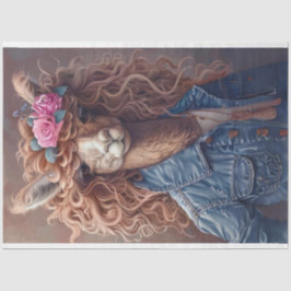 高校生準備ラマ・デコパージュ 薄葉紙