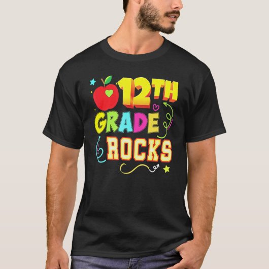 高校生 Rocks 仲間 クルー 学校に戻る Tシャツ (正面)