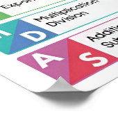 高校用ロゴ数学クラシックポスター ポスター (角)