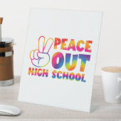 高校絞り染め最終日 台座サイン (インサイチュ)