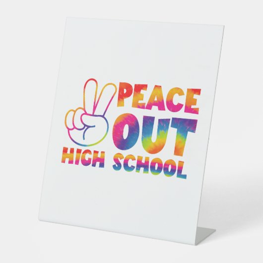 高校絞り染め最終日 台座サイン (正面)