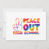 高校絞り染め最終日 案内状 (正面)