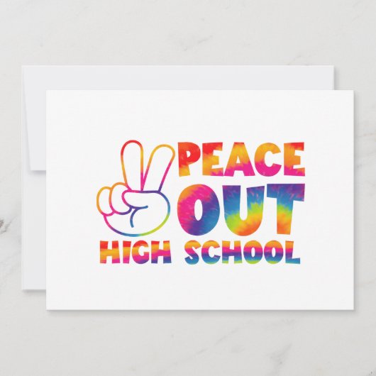 高校絞り染め最終日 案内状 (正面)