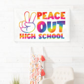 高校絞り染め最終日 横断幕 (インサイチュ)