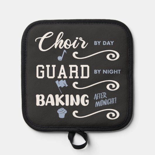 高校選択科目 鍋敷き (正面)