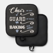 高校選択科目 鍋敷き (正面/裏面)