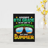 高校1年生Grへの第8学年 カード (黄色い花)