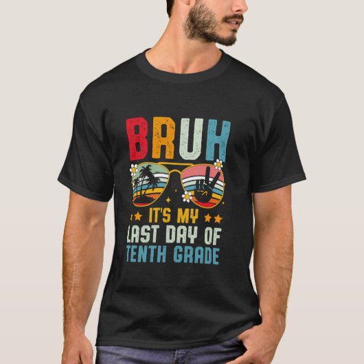 高校2年生最後の日 学校最後の日 Tシャツ (正面)