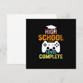 高校2020年度課程修了レベル 招待状 (正面/裏面)