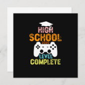 高校2020年課程修了レベル 招待状 (正面/裏面)