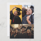 高校4撮数々の影タイポグラフィ卒業生 案内状 (裏面)