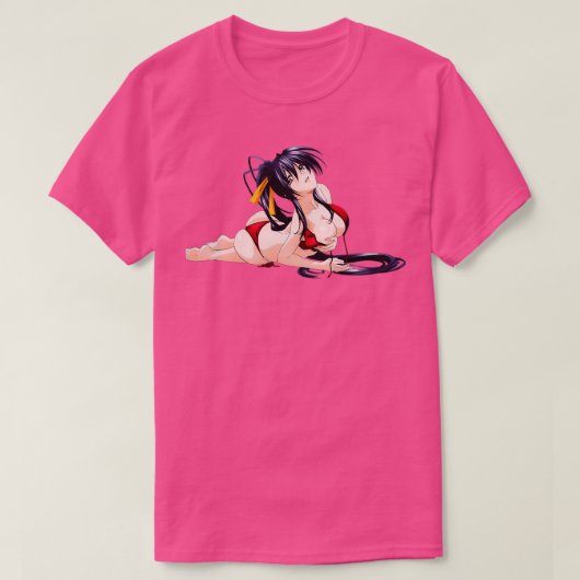 高校DxD姫島明野ステッカー Tシャツ (デザイン正面)