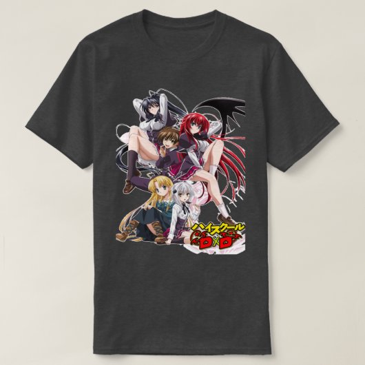 高校dxd rias greory 4 tシャツ (デザイン正面)