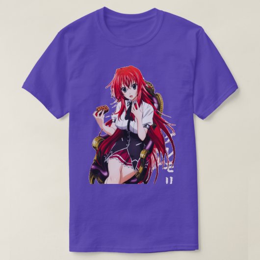 高校dxd rias greory 8 tシャツ (デザイン正面)