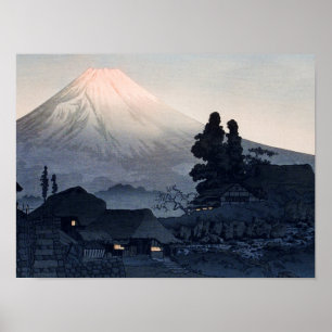 高橋広昭 - 水窪から見た富士山 ポスター