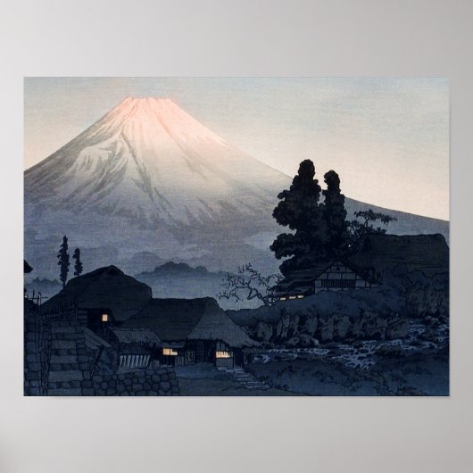 高橋広昭 - 水窪から見た富士山 ポスター (正面)