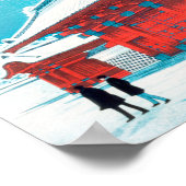 高橋弘明雪本郷の赤門 ポスター (角)