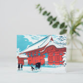 高橋弘明雪本郷の赤門 ポストカード (スタンド正面)