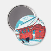 高橋弘明雪本郷の赤門 マグネット (正面/裏面)