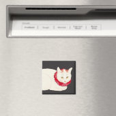 高橋松亭玉猫ポートレート浮世絵 マグネット (インサイチュ (食洗機))