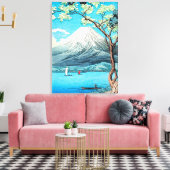 高橋 – 山山中湖の富士 キャンバスプリント (インサイチュ (リビング))