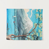 高橋 – 山山中湖の富士 タペストリー (正面(横))