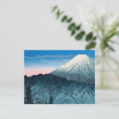 高橋 - 弘前から見た富士山 ポストカード (スタンド正面)