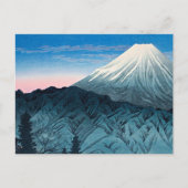 高橋 - 弘前から見た富士山 ポストカード (正面)