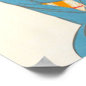 高沢圭一優しい日本の女性ポートレートアート ポスター (角)