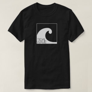 高波の"ロゴ"のTシャツ-人 Tシャツ