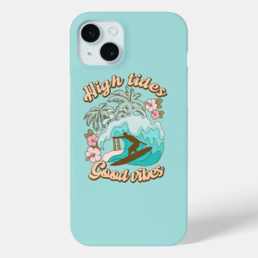 高波サーフィントロピカルビーチ Case-Mate iPhoneケース (裏面)