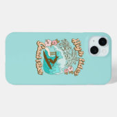 高波サーフィントロピカルビーチ Case-Mate iPhoneケース (裏面 (横))