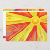 高温の太陽光線 招待状 (正面/裏面)