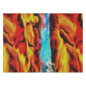 高温冷素子アクリル系ポア抽象芸術 テーブルクロス (正面(横))