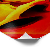 高温冷素子アクリル系ポア抽象芸術 ポスター (コーナー)