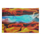 高温冷素子アクリル系ポア抽象芸術 枕カバー (裏面-左)