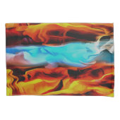 高温冷素子アクリル系ポア抽象芸術 枕カバー (正面左)