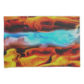 高温冷素子アクリル系ポア抽象芸術 枕カバー (正面右)