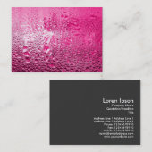 高温多湿のピンク 名刺 (正面/裏面)