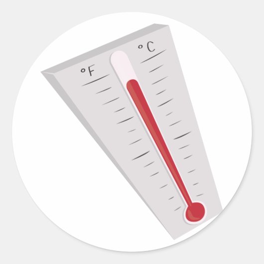 高温温度計 ラウンドシール (正面)